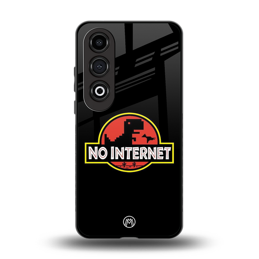 jurassic park no internet back phone cover | glass case for oneplus nord ce 4