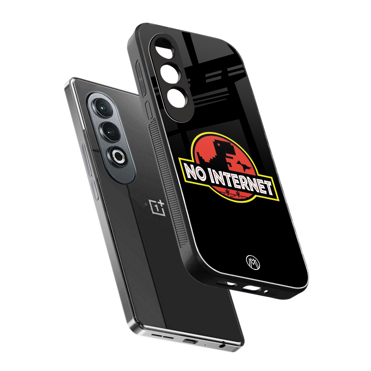jurassic park no internet back phone cover | glass case for oneplus nord ce 4