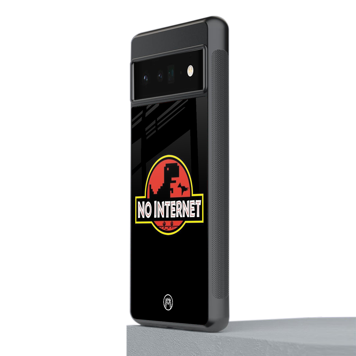 jurassic park no internet back phone cover | glass case for google pixel 6 pro