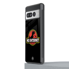 jurassic park no internet back phone cover | glass case for google pixel 7 pro