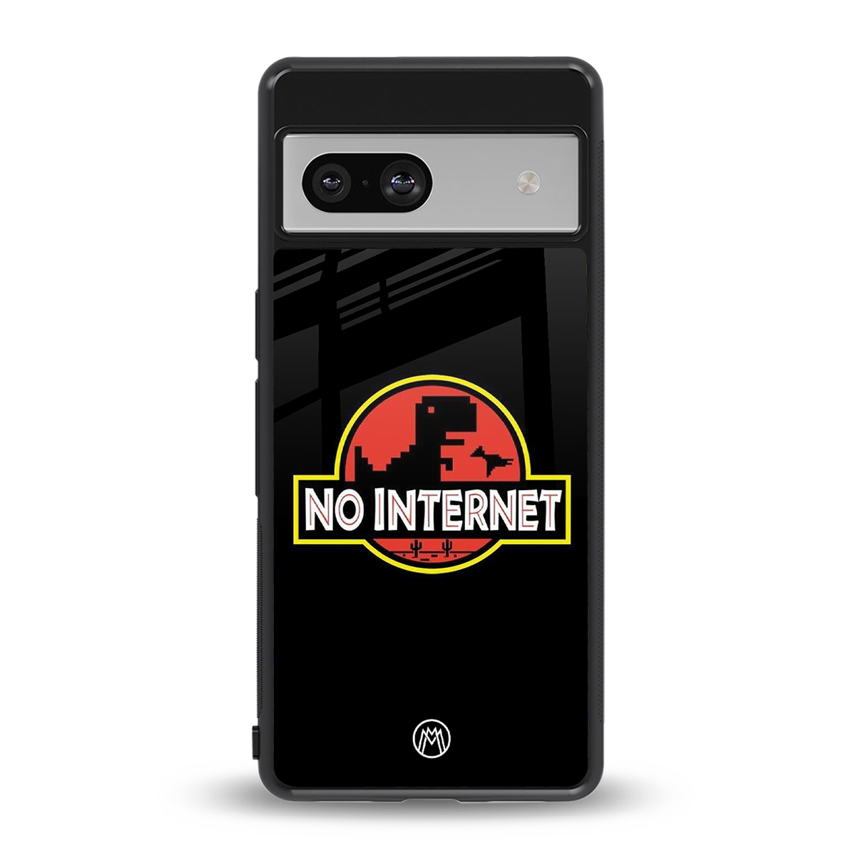 jurassic park no internet back phone cover | glass case for Google Pixel 7A