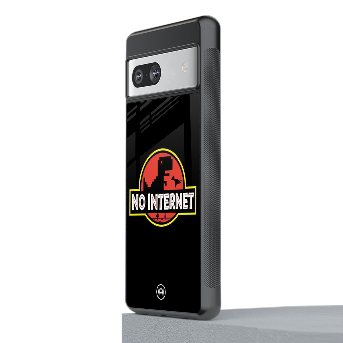 jurassic park no internet back phone cover | glass case for Google Pixel 7