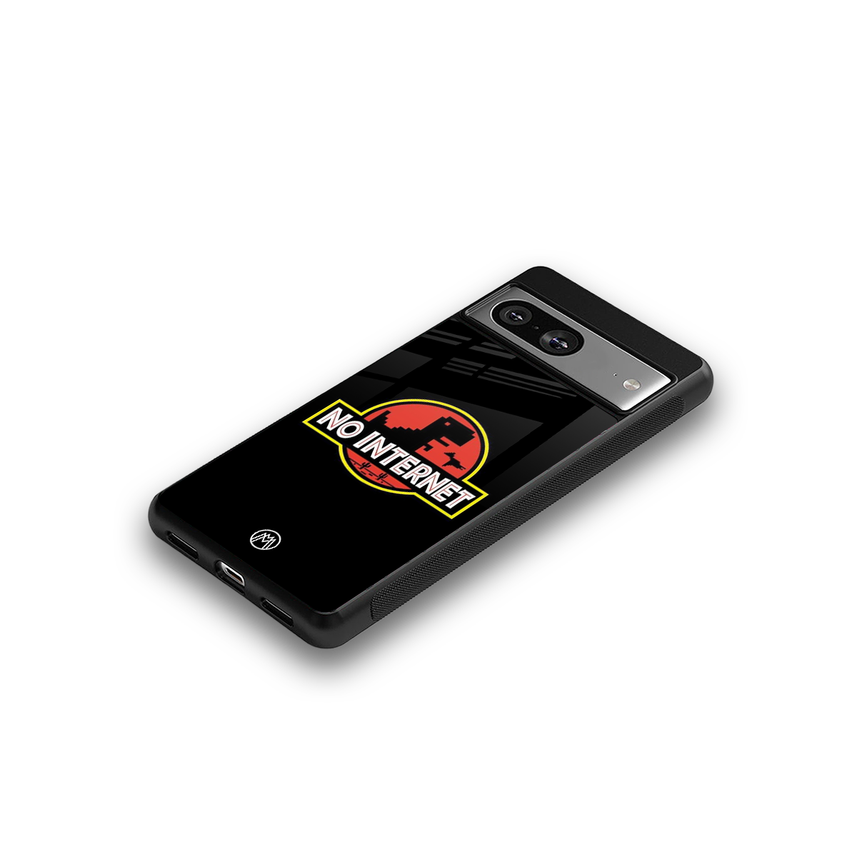 jurassic park no internet back phone cover | glass case for Google Pixel 8