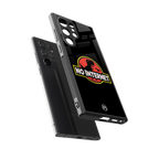 jurassic park no internet back phone cover | glass case for samsung galaxy s23 ultra