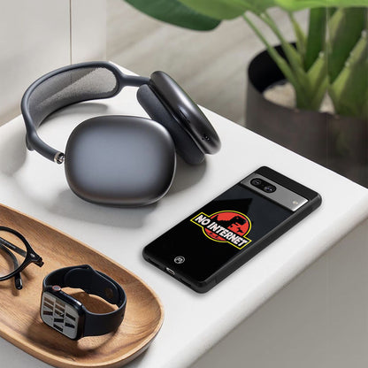 jurassic park no internet back phone cover | glass case for google pixel 9 pro