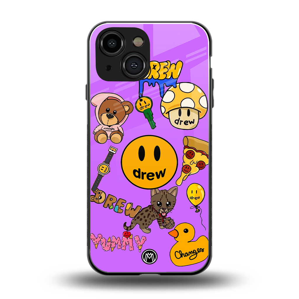 justin bieber back phone cover | glass case for iphone 13 mini