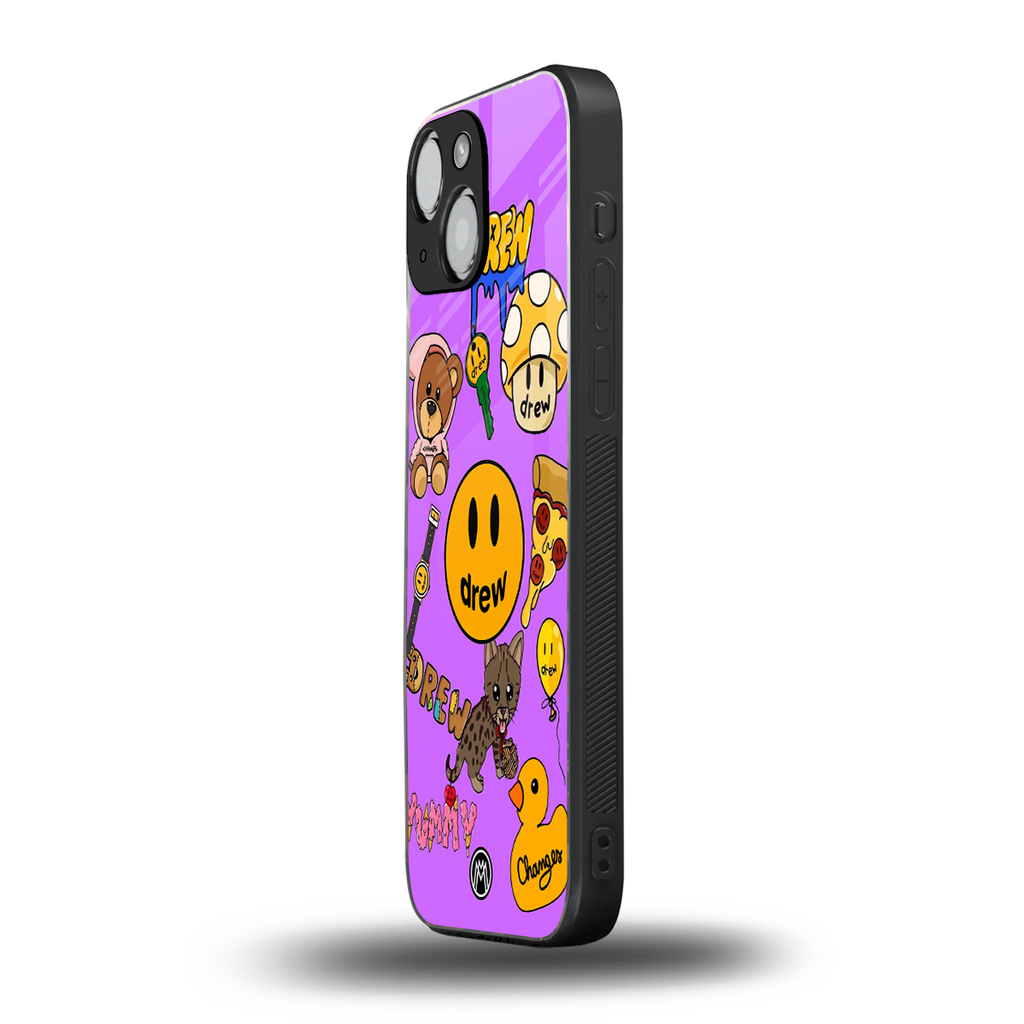 justin bieber back phone cover | glass case for iphone 13 mini
