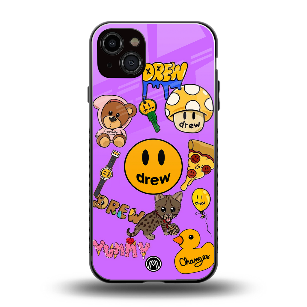 justin bieber back phone cover | glass case for iphone 14 plus