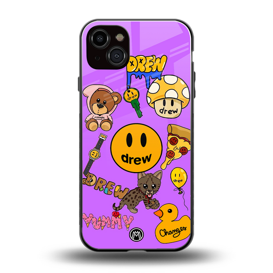 justin bieber back phone cover | glass case for iphone 14 plus