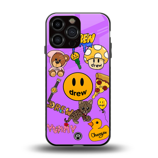 justin bieber back phone cover | glass case for iphone 16 pro max