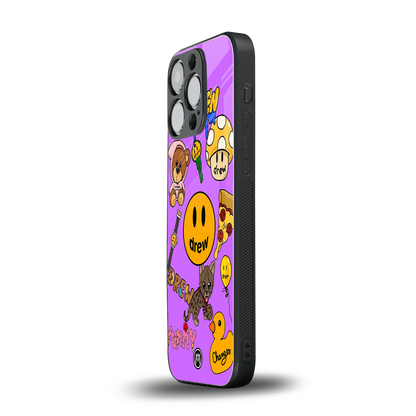 justin bieber back phone cover | glass case for iphone 16 pro