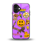 justin bieber back phone cover | glass case for iphone 16