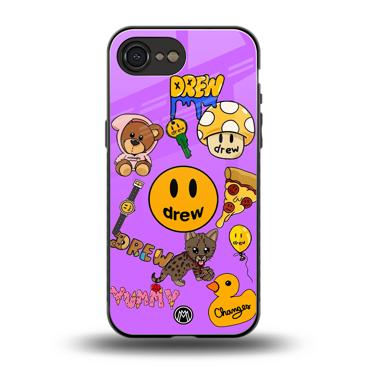 justin bieber back phone cover | glass case for iphone 16e