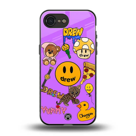 justin bieber back phone cover | glass case for iphone 16e