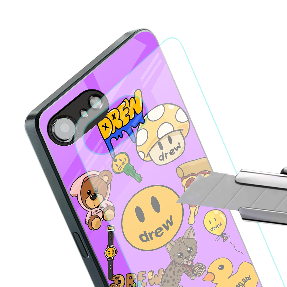 justin bieber back phone cover | glass case for iphone 16e