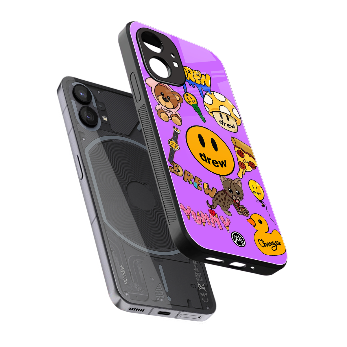 justin bieber back phone cover | glass case for nothing phone 1