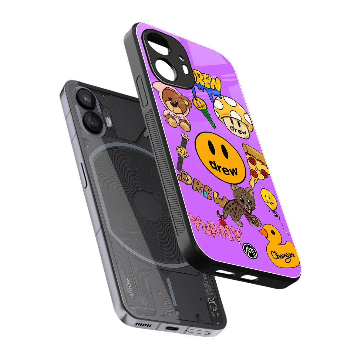 justin bieber back phone cover | glass case for nothing phone 2
