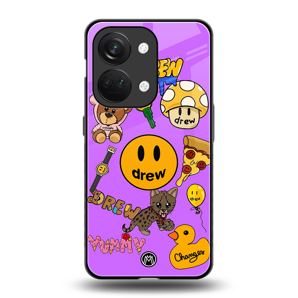 justin bieber back phone cover | glass case for oneplus nord 3