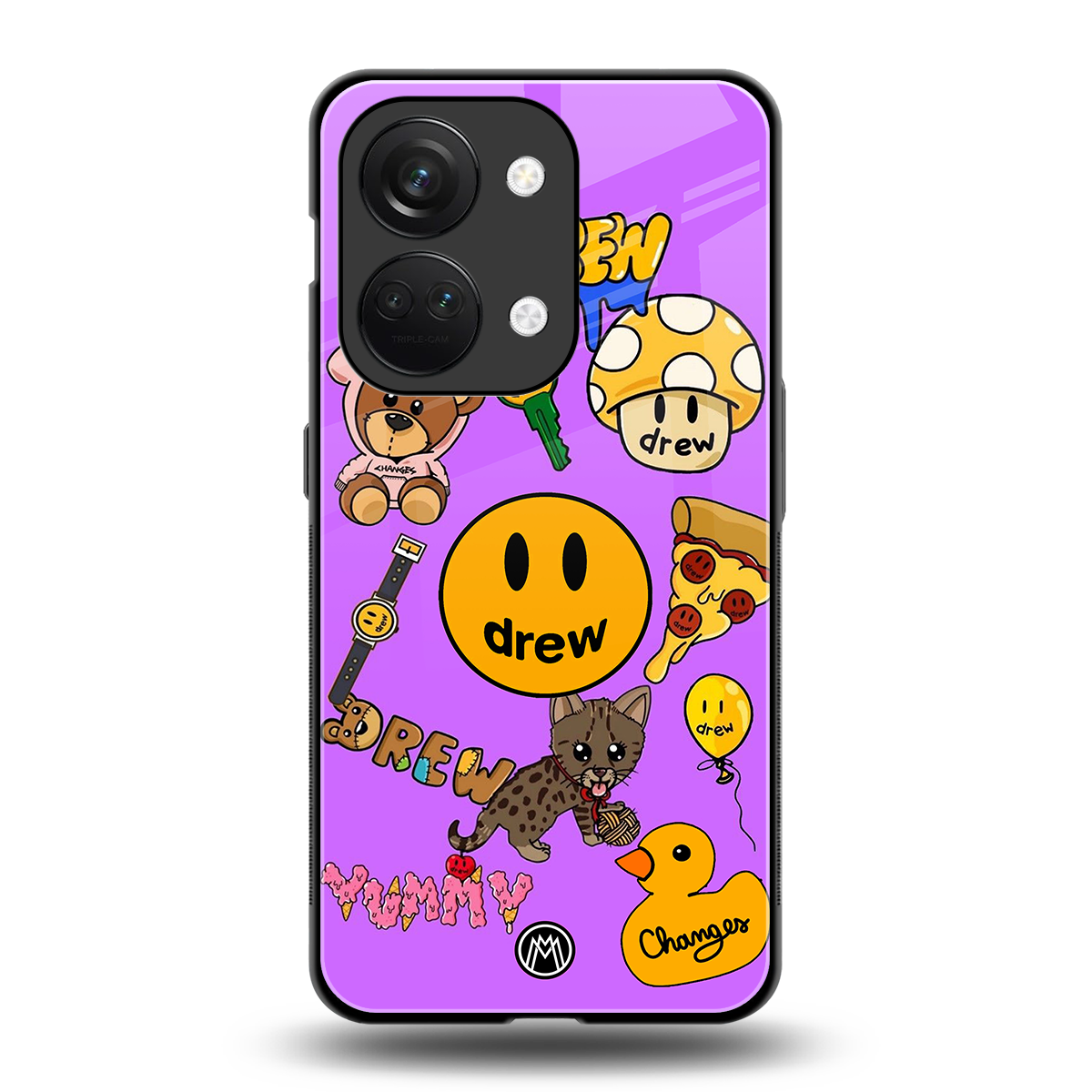justin bieber back phone cover | glass case for oneplus nord 3