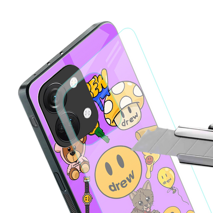 justin bieber back phone cover | glass case for oneplus nord 3