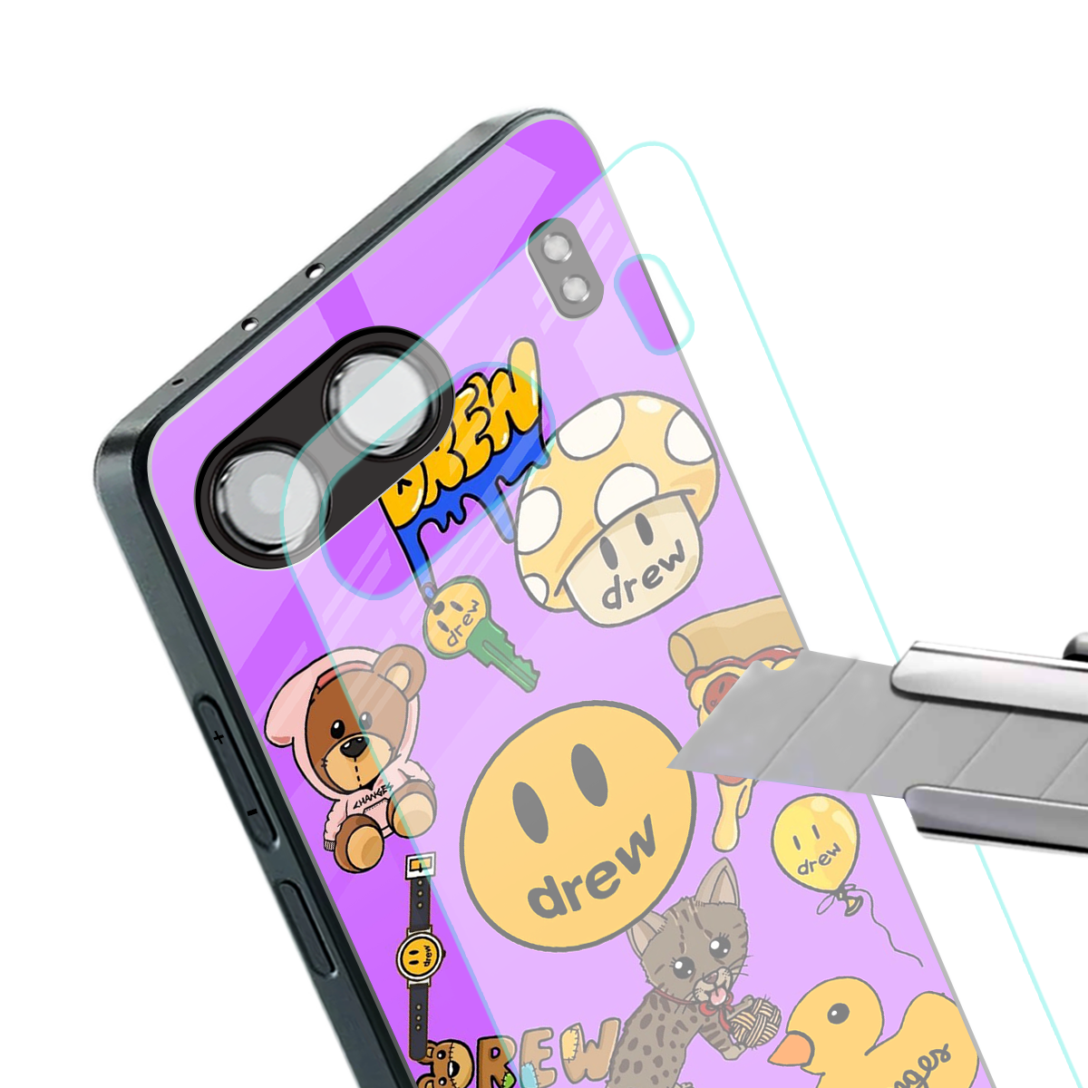 justin bieber back phone cover | glass case for oneplus nord 4