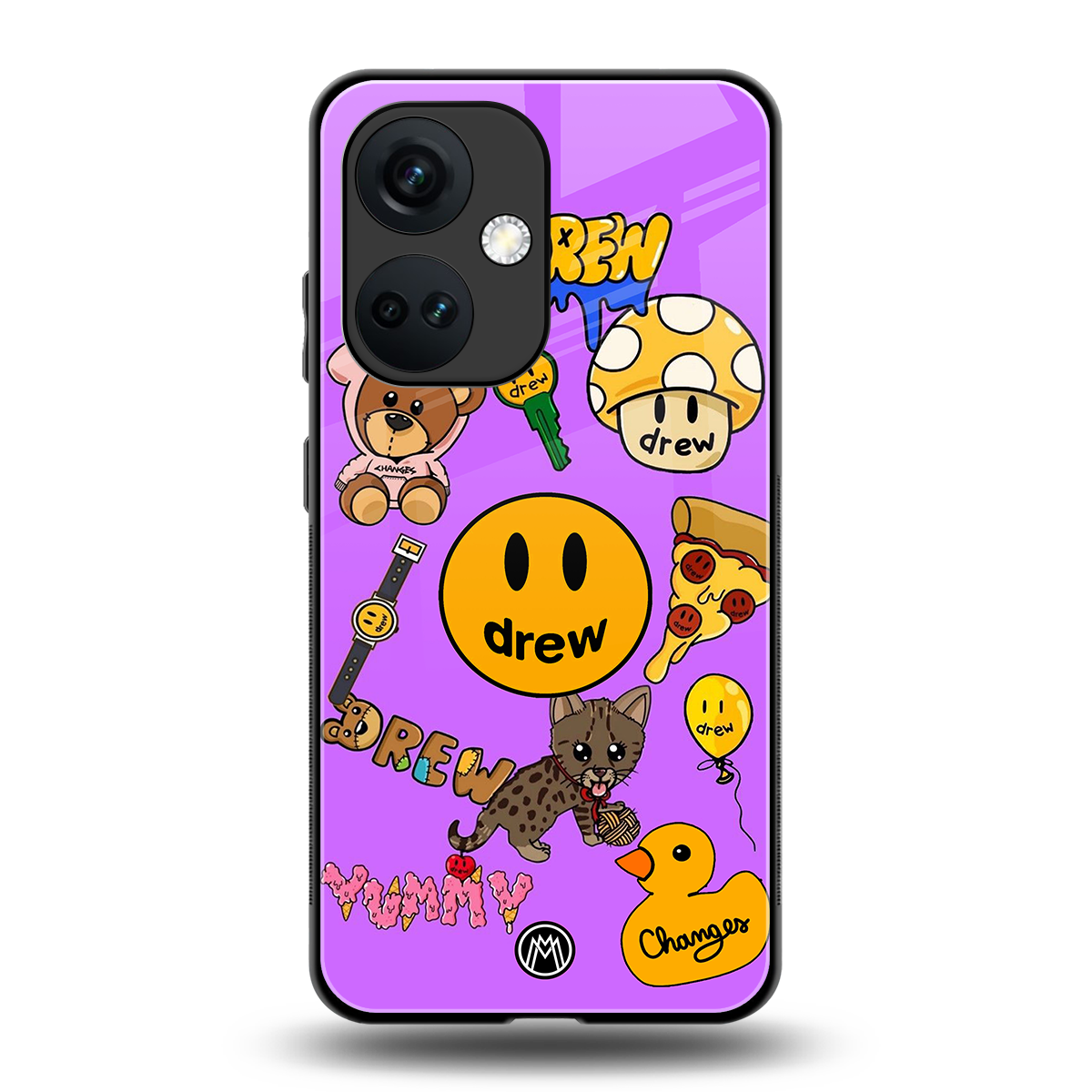 justin bieber back phone cover | glass case for oneplus nord ce 3