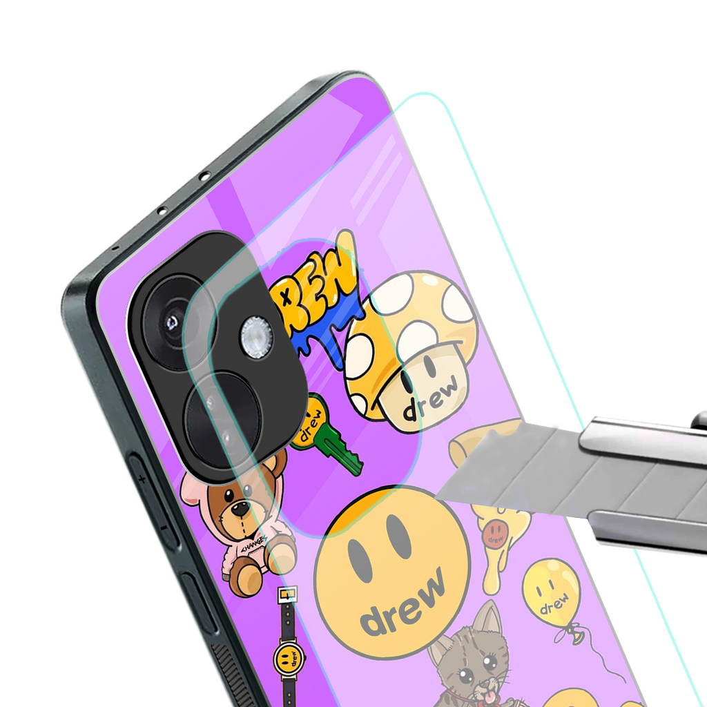 justin bieber back phone cover | glass case for oneplus nord ce 3