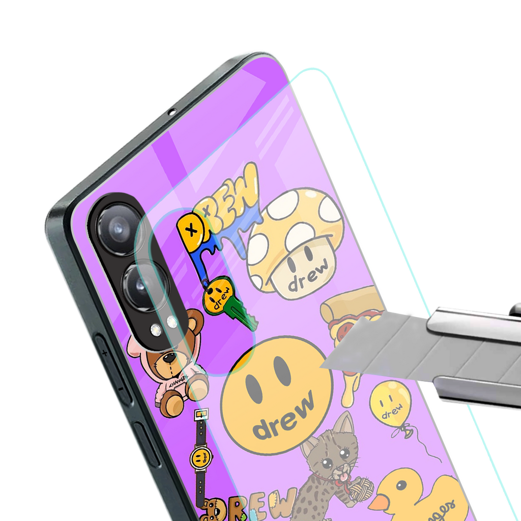 justin bieber back phone cover | glass case for oneplus nord ce 4 lite