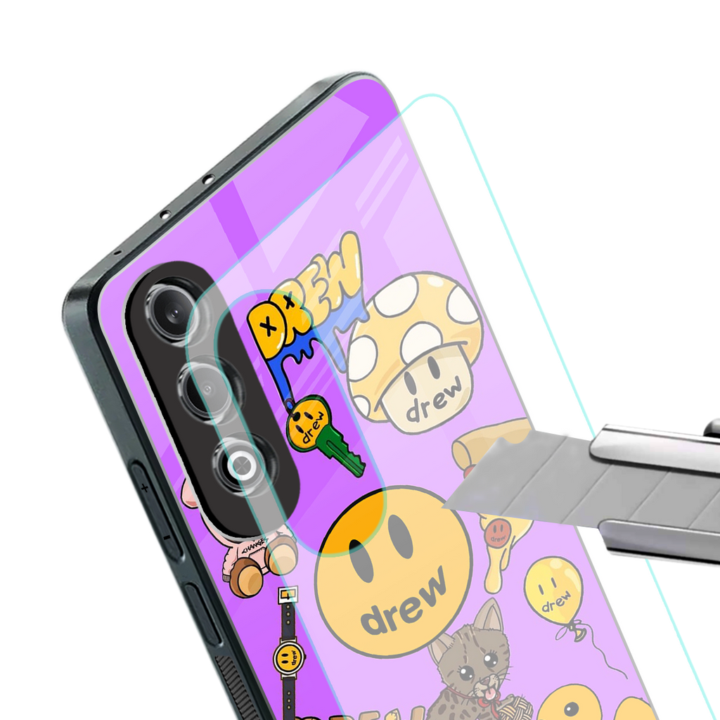 justin bieber back phone cover | glass case for oneplus nord ce 4