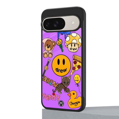 justin bieber back phone cover | glass case for google pixel 9