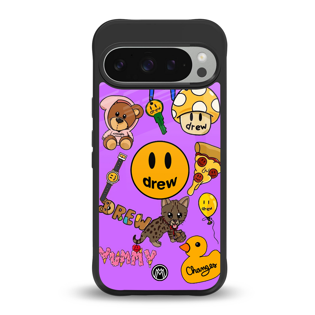justin bieber back phone cover | glass case for google pixel 9 pro