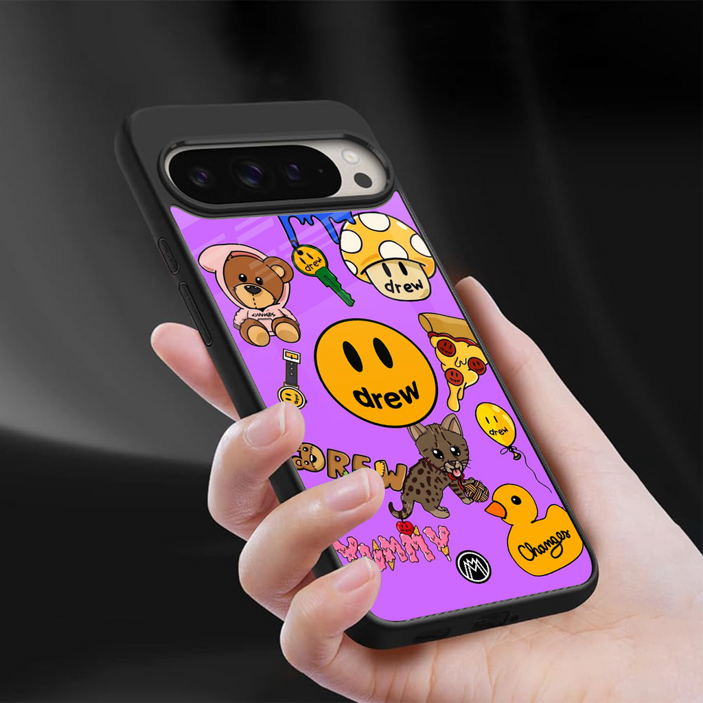 justin bieber back phone cover | glass case for google pixel 9 pro