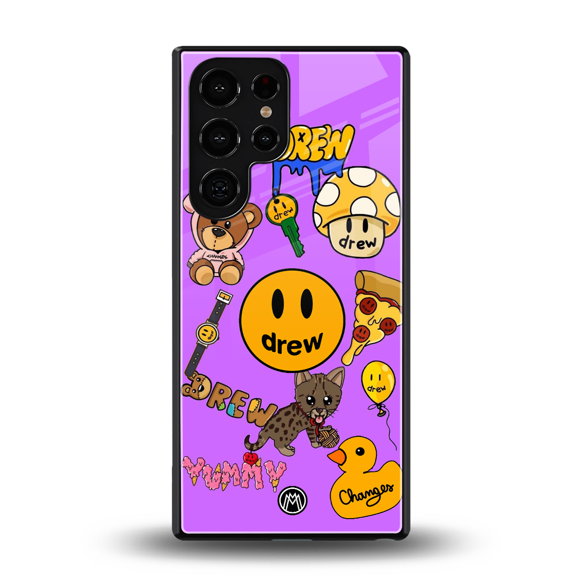 justin bieber back phone cover | glass case for samsung galaxy s25 ultra