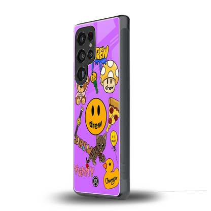 justin bieber back phone cover | glass case for samsung galaxy s25 ultra