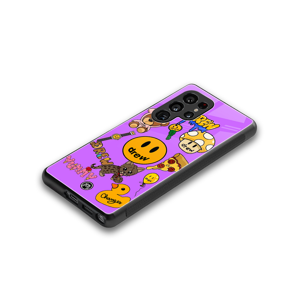 justin bieber back phone cover | glass case for samsung galaxy s25 ultra