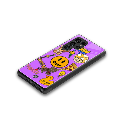 justin bieber back phone cover | glass case for samsung galaxy s25 ultra