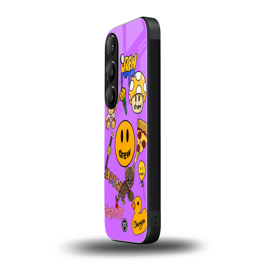 justin bieber back phone cover | glass case for samsung galaxy s24