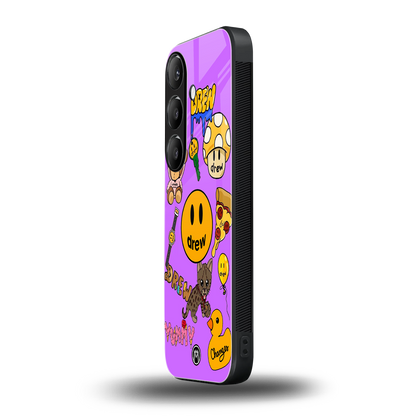 justin bieber back phone cover | glass case for samsung galaxy s24 fe