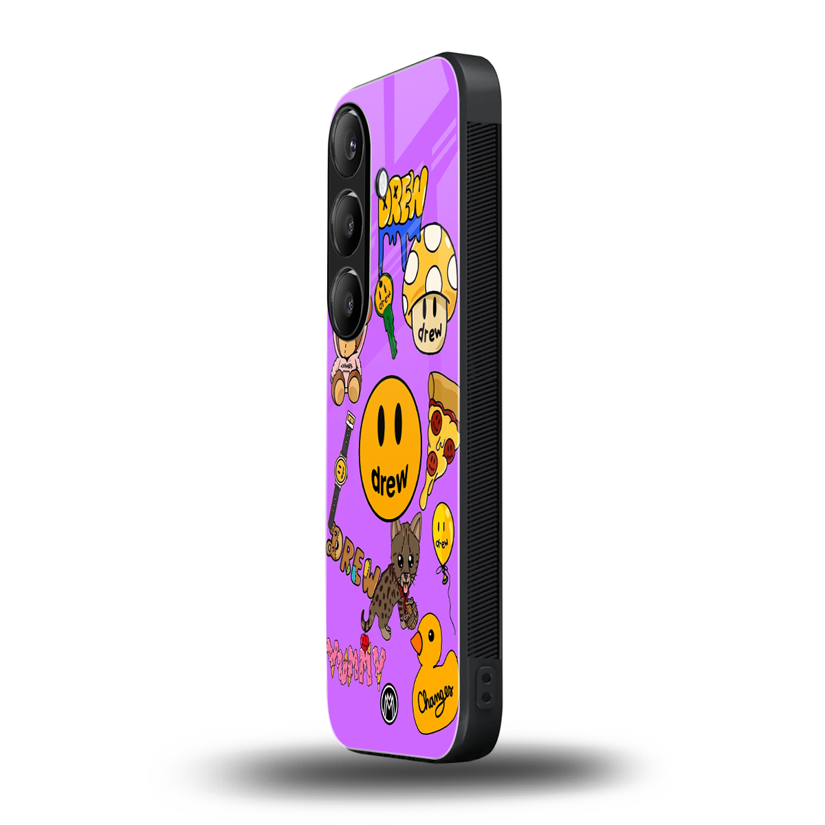 justin bieber back phone cover | glass case for samsung galaxy s24 plus
