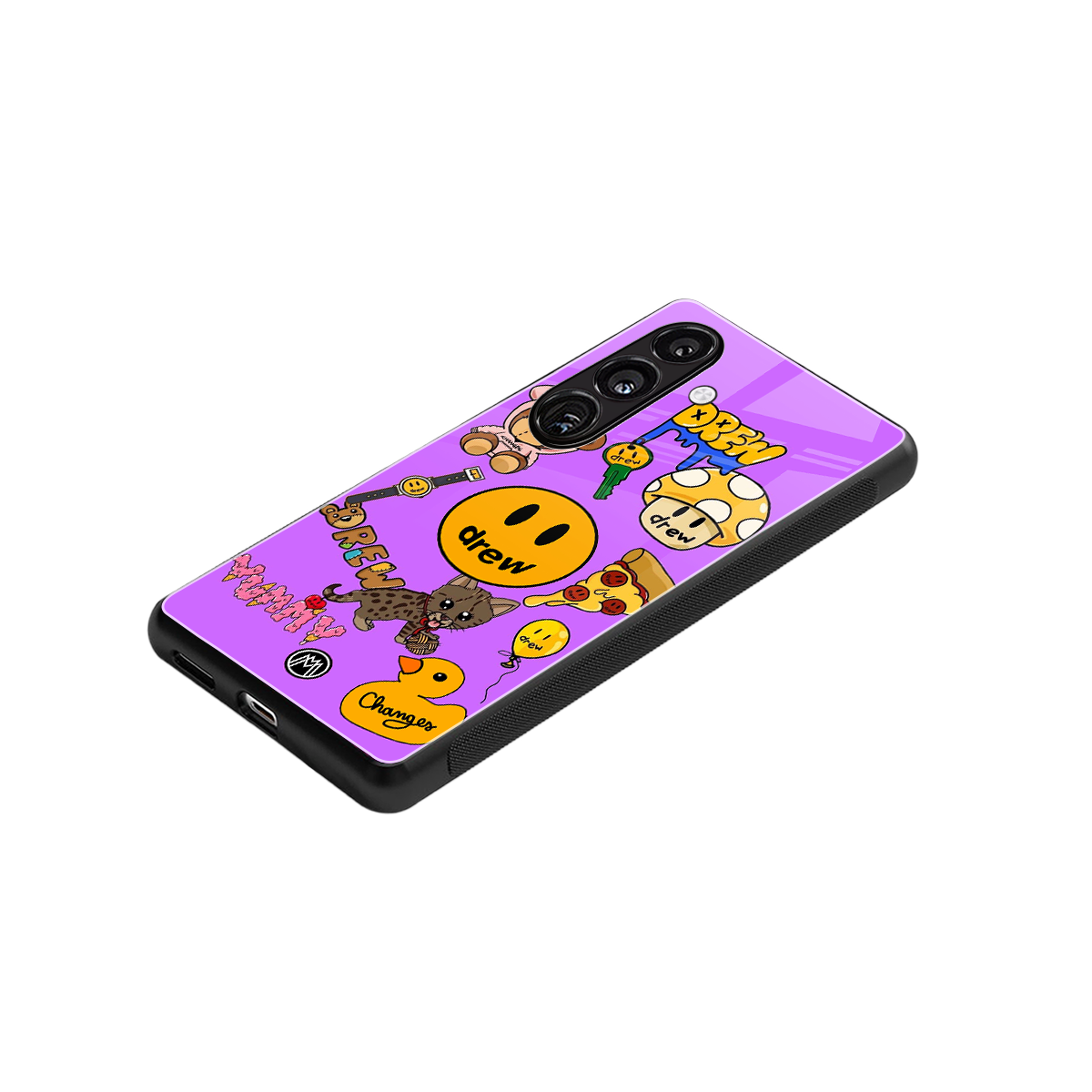 justin bieber back phone cover | glass case for samsung galaxy s24 plus