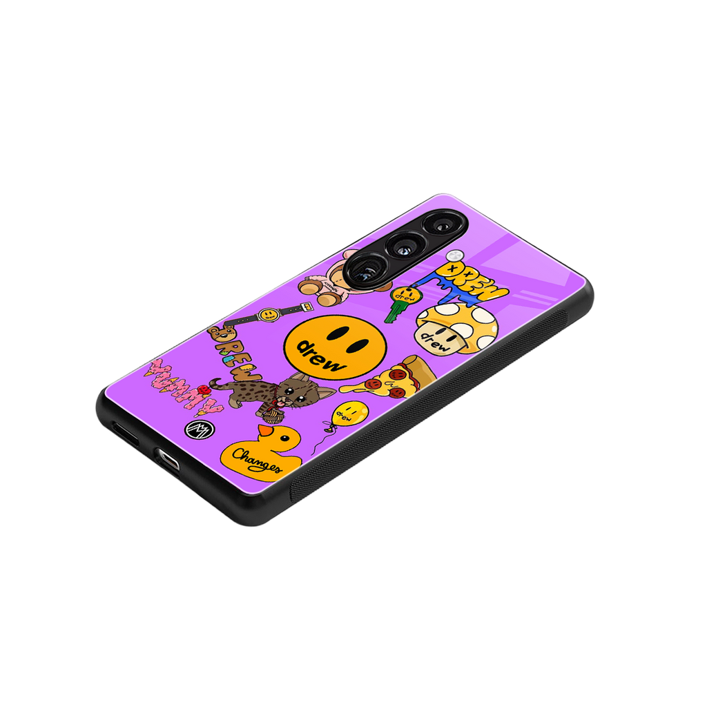 justin bieber back phone cover | glass case for samsung galaxy s25 plus