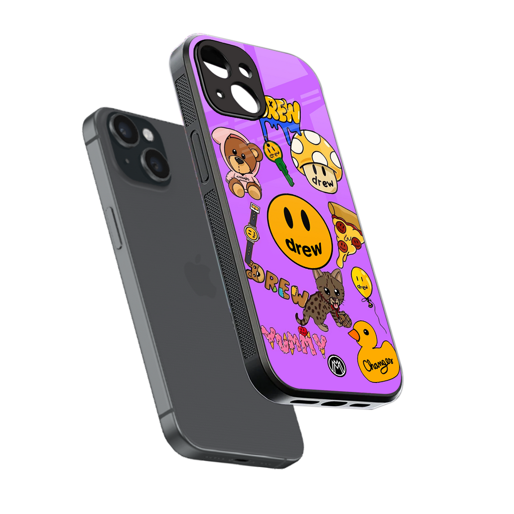 justin bieber back phone cover | glass case for iphone 15