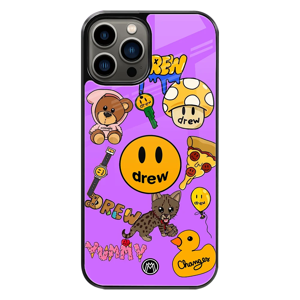 Premium Glass Back Mobile Phone Cover for iPhone, Samsung, OnePlus, Google Pixel, Redmi, Oppo, Vivo & Realme