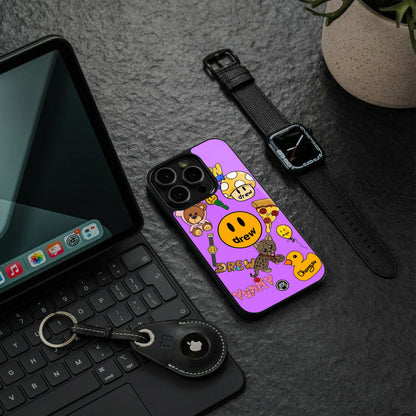 justin bieber back phone cover | glass case for iphone 16 pro max