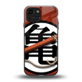 kakarot back phone cover | glass case for iphone 13 mini