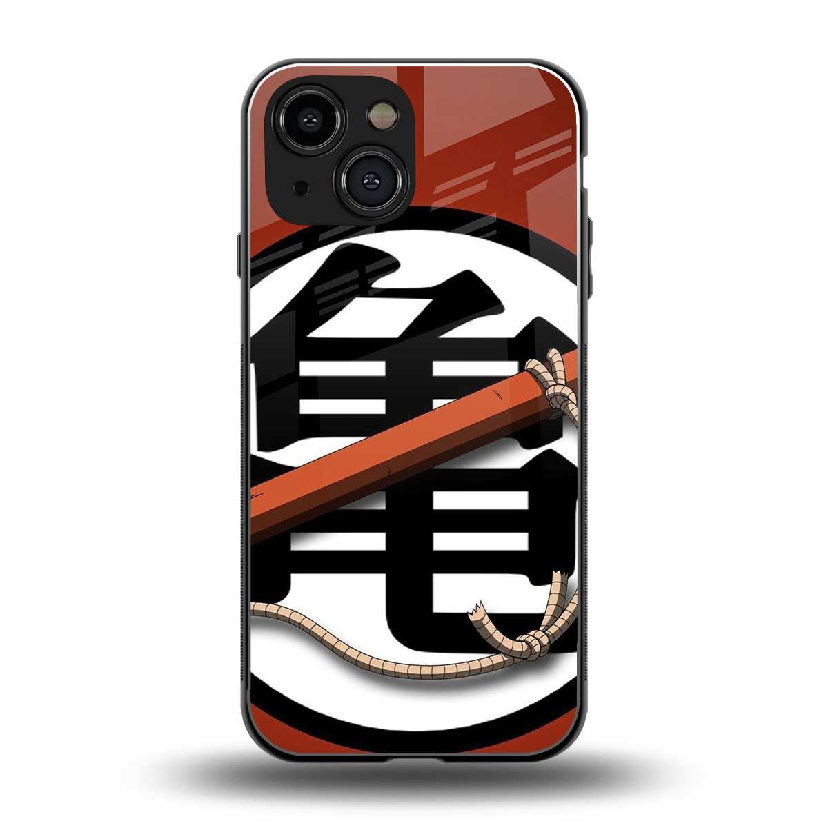 kakarot back phone cover | glass case for iphone 13 mini