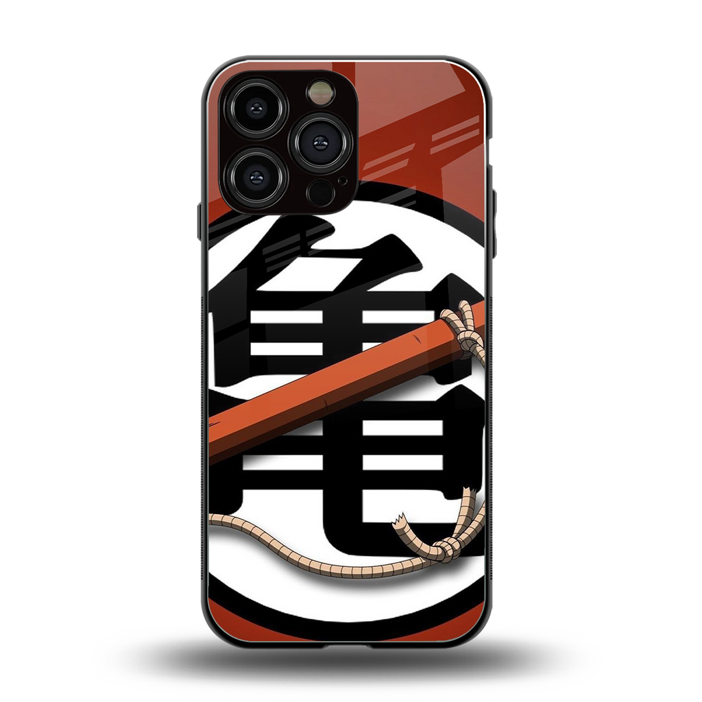 kakarot back phone cover | glass case for iphone 13 pro max