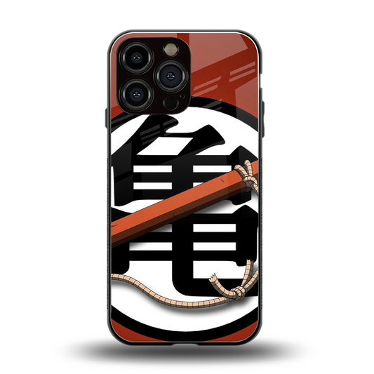 kakarot back phone cover | glass case for iphone 13 pro max