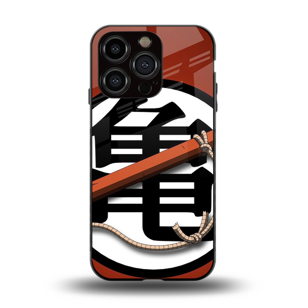 kakarot back phone cover | glass case for iphone 13 pro