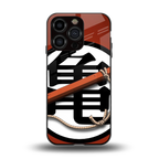 kakarot back phone cover | glass case for iphone 13 pro